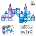 Magnetic Castle Building Set (58 PCS)