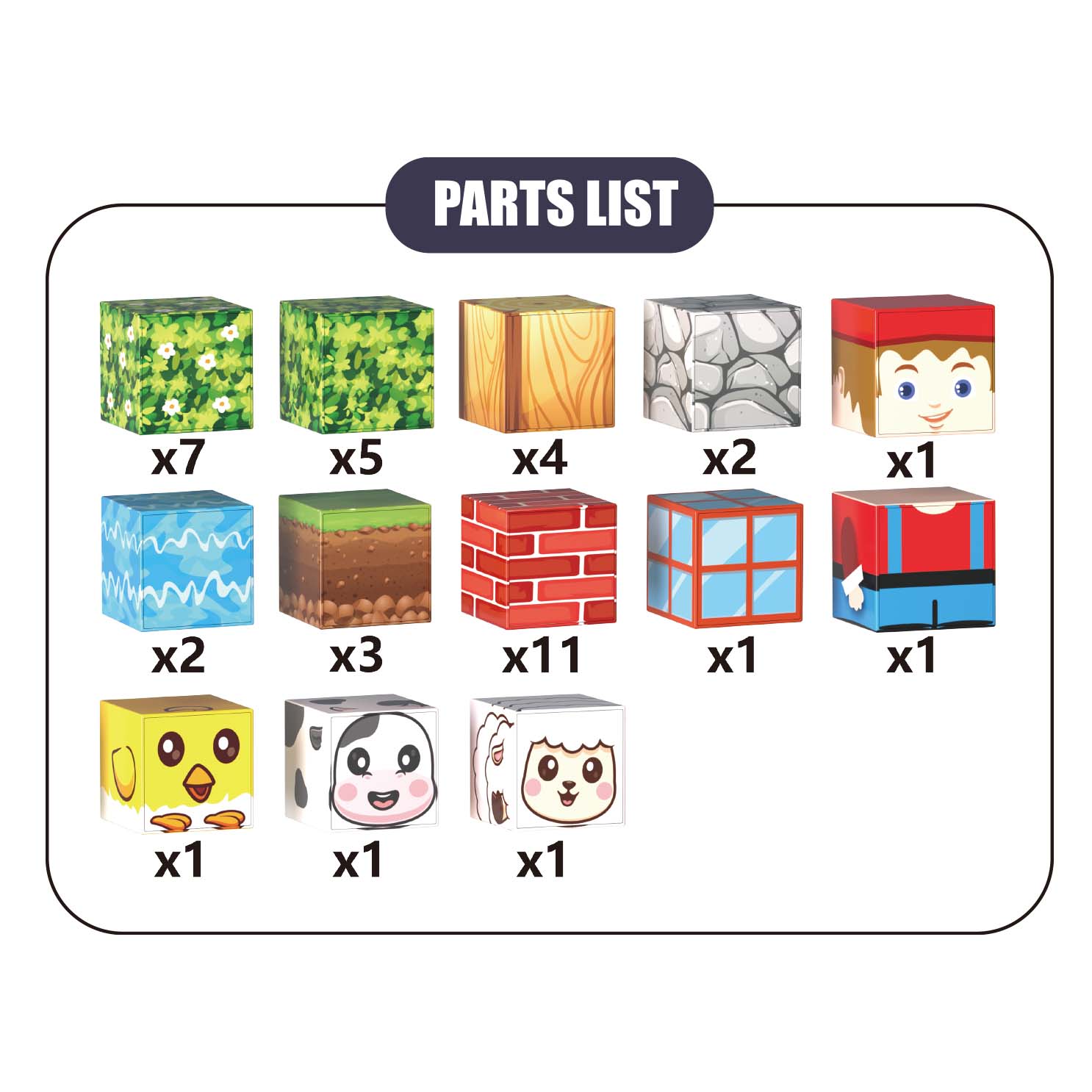 Magnetic Building Blocks Set (40 PCS)