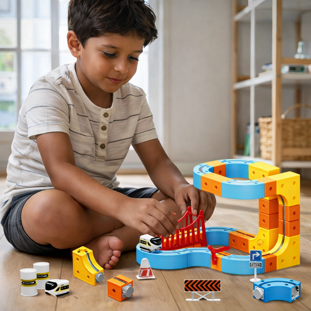 Advanced Magnetic Railcar Set (80 PCS)