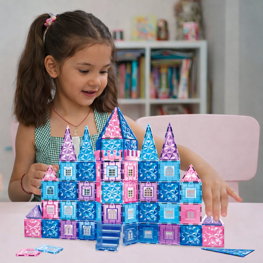 Deluxe Magnetic Castle Set (102 PCS)