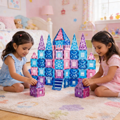 Deluxe Magnetic Castle Set (102 PCS)