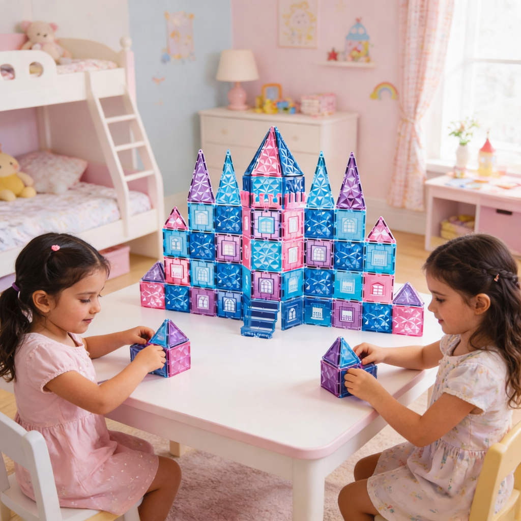 Deluxe Magnetic Castle Set (102 PCS)