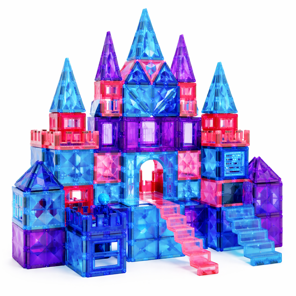 Deluxe Magnetic Castle Set (102 PCS)